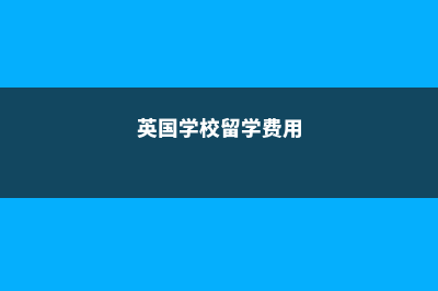 英国留学学费大约多少(英国学校留学费用)