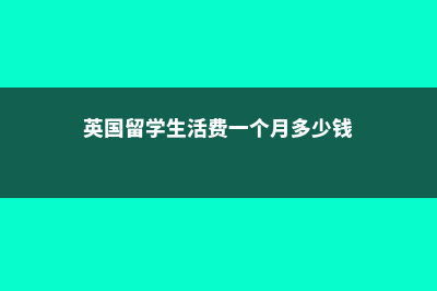 英国留学生活费都包含哪些(英国留学生活费一个月多少钱)
