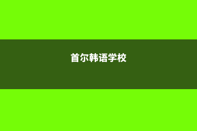 韩国留学首尔语学院介绍(首尔韩语学校)