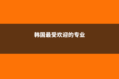 韩国热门专业推荐之社会福利专业(韩国最受欢迎的专业)