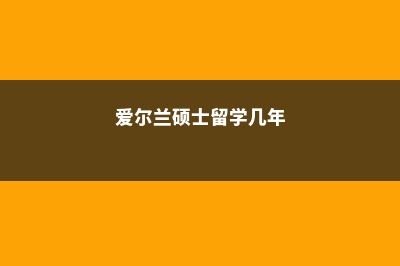 爱尔兰硕士留学专业课程怎么样?(爱尔兰硕士留学几年)