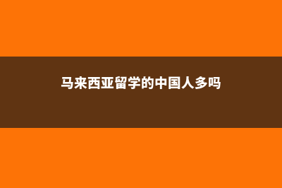 马来西亚留学的性价比怎么样(马来西亚留学的中国人多吗)