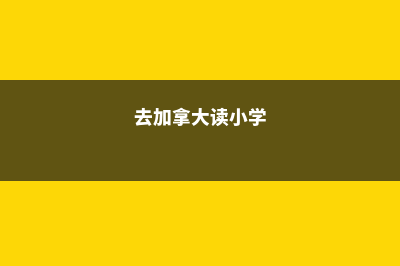 加拿大小学就读究竟是什么体验呢(去加拿大读小学)