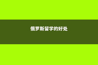 俄罗斯留学的话治安问题怎么样(俄罗斯留学的好处)