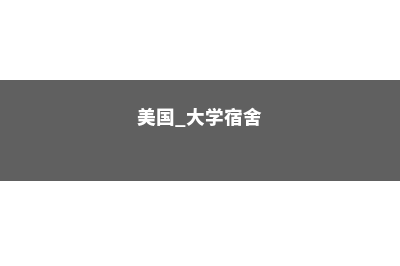 美国大学宿舍花钱花的很多吗?(美国 大学宿舍)