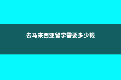 去马来西亚留学研究生费用(去马来西亚留学需要多少钱)