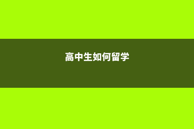 高中如何留学英国费用(高中生如何留学)