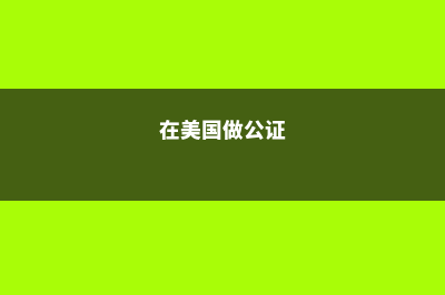 美国留学公证哪些材料 如何公证(在美国做公证)