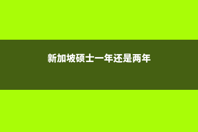 新加坡高中留学生费用(新加坡高中留学怎么申请)