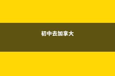 中学去加拿大留学费用(初中去加拿大)