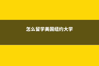 留学美国选择纽约还是波士顿(怎么留学美国纽约大学)