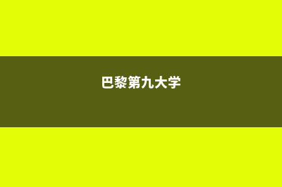 关于巴黎第九大学需要注意的留学问题(巴黎第九大学)