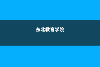 东北初级学院硕士条件要求(东北教育学院)