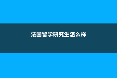 法国大学硕士留学费用(法国留学研究生怎么样)