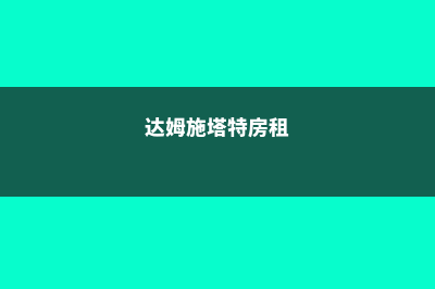 关于达姆施塔特音乐学院需要注意的留学问题(达姆施塔特房租)